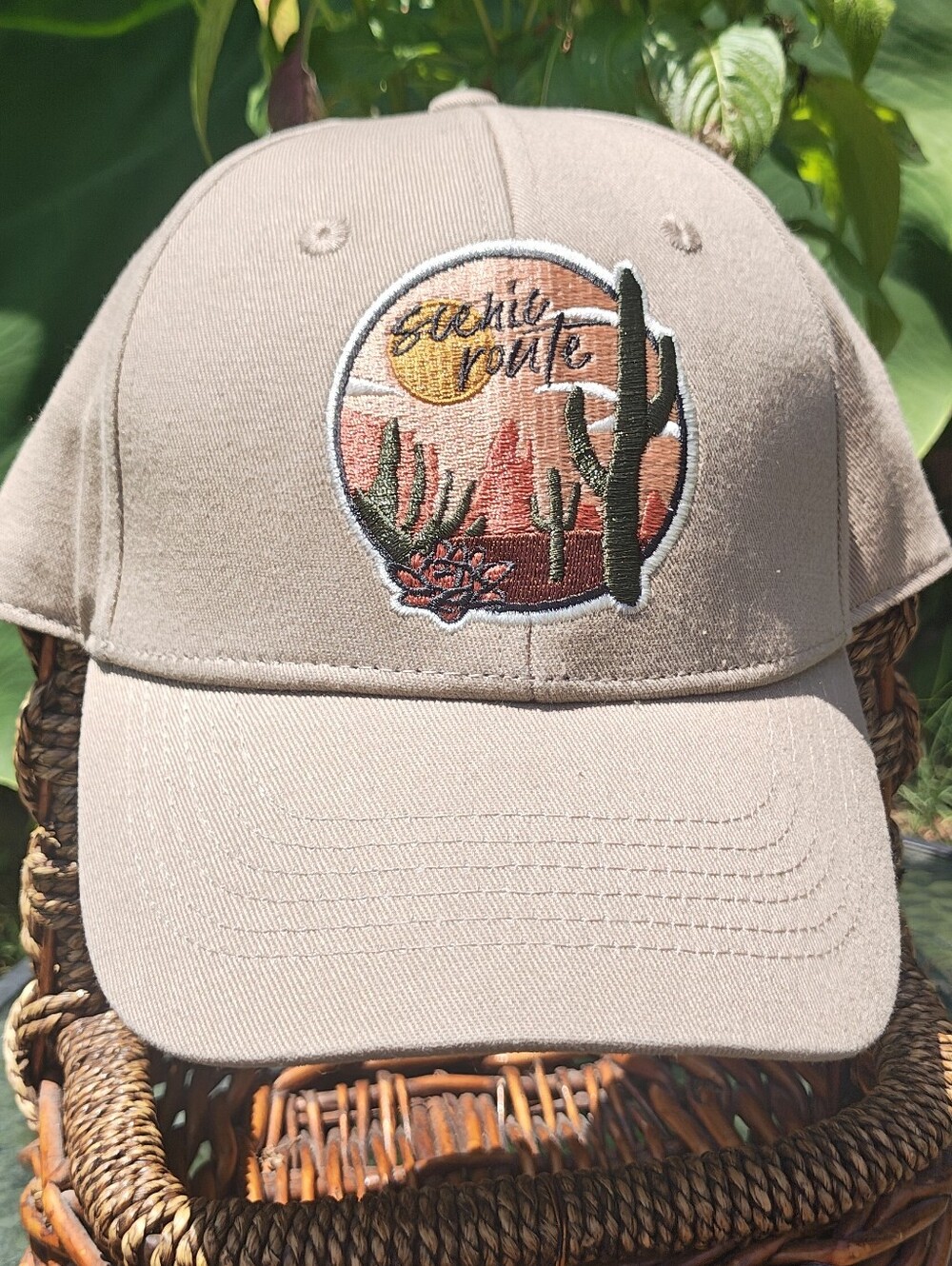 Natural Reflections Brown Baseball Cap 🌵🧢